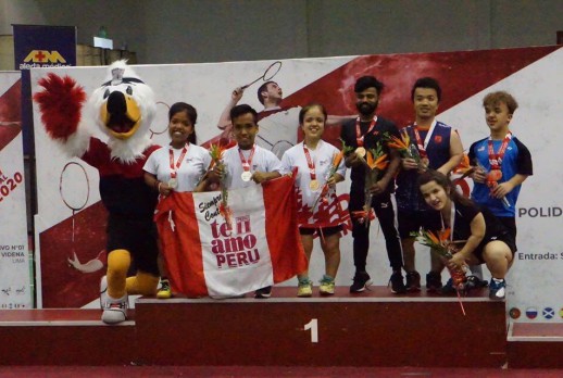 20200310-巴西帕拉羽毛球公开赛-Brazil Para badminton 混双银牌