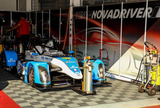 The racing car is in Pit area - 01