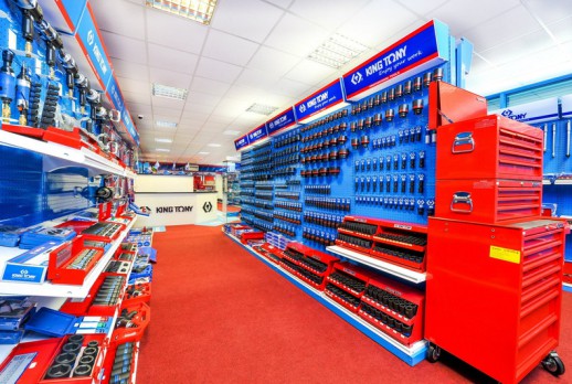 The display of KING TONY tools - 13