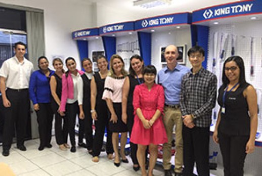 KING TONY Visit Brazilian Customer in 2016