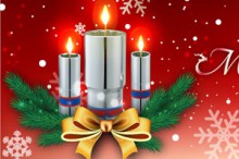 2017年圣诞节快乐与2018年新年快乐