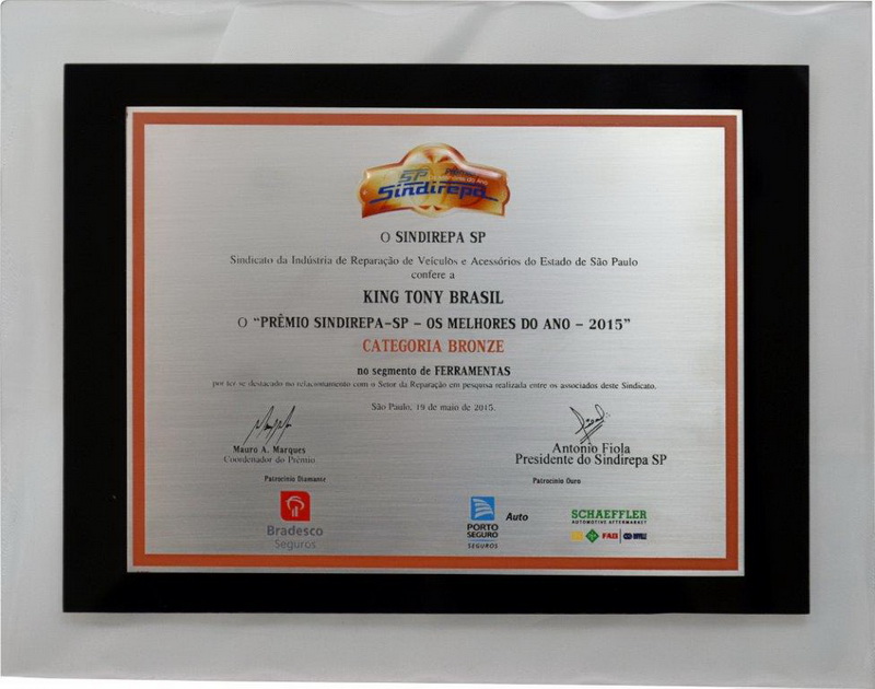 SP Award in Brazil - KING TONY