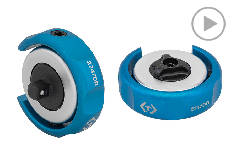 1/4" DR. 迷你型棘轮掌心雷(双环)  KING TONY  2747DR