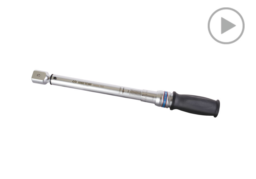 14x18 Heavy Duty Interchangeable Torque Wrench (English & Newton Meter)  KING TONY  34522-CG