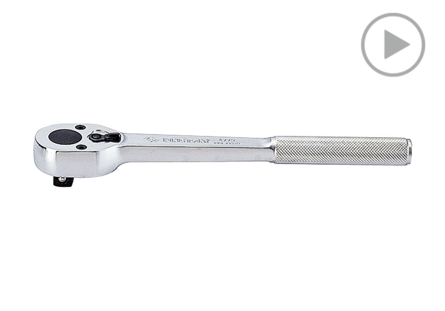 1/2" DR. 32齿滚花握把万向棘轮扳手  KING TONY  4774F