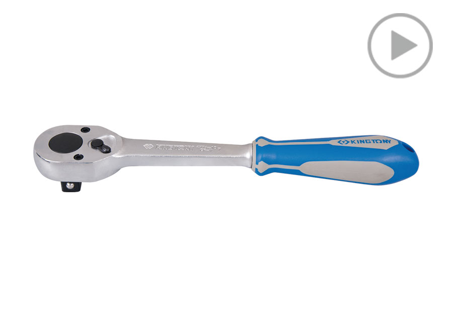 1/2" DR. 32 Teeth Universal Joint Reversible Ratchet  KING TONY  4774G