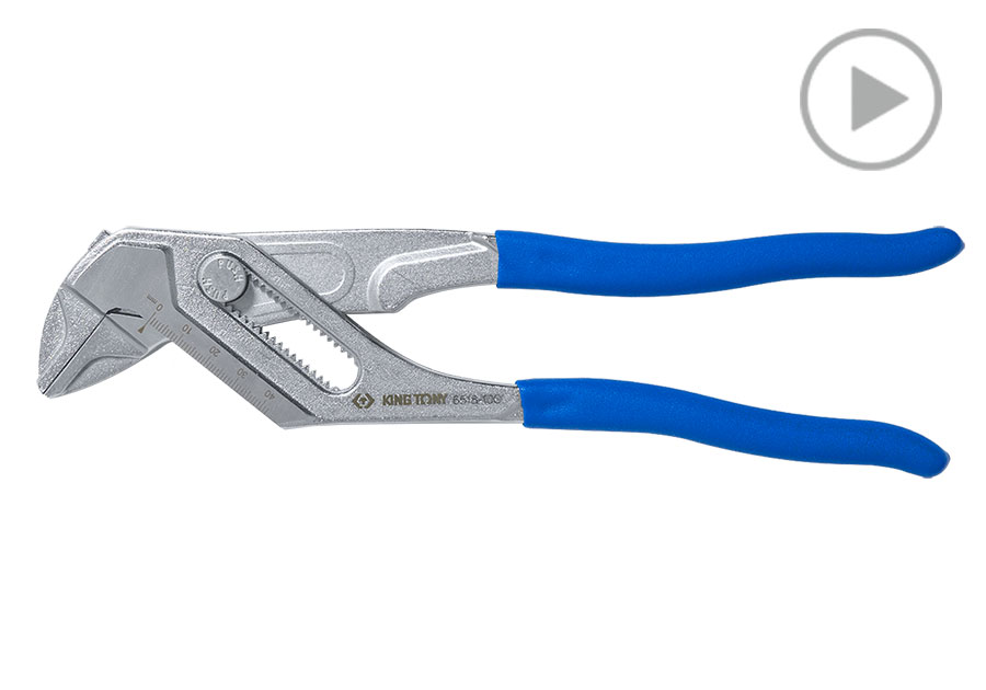 Llave de Alicates  KING TONY  6518-10C