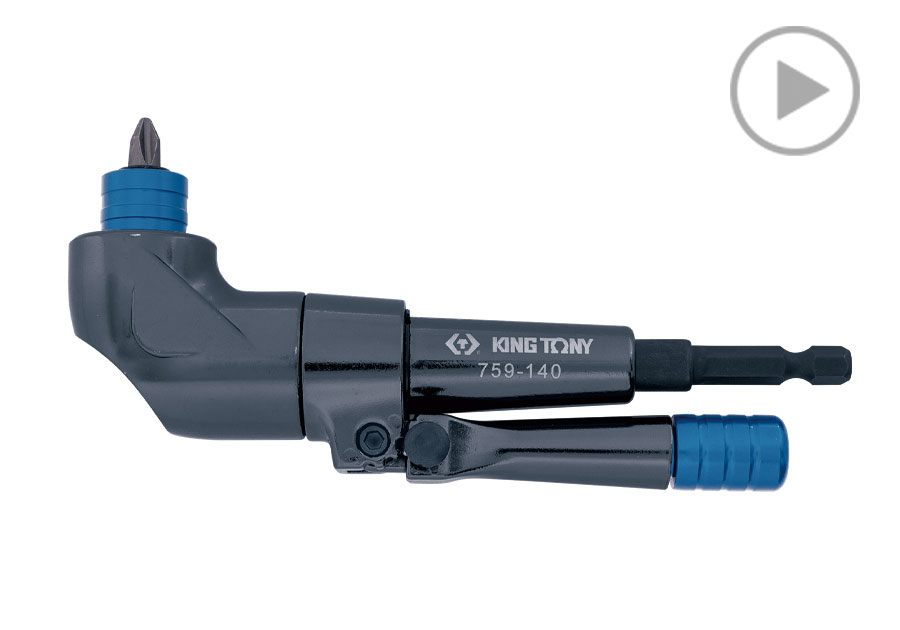 Heavy Duty Right Angle Bit Holder  KING TONY  759