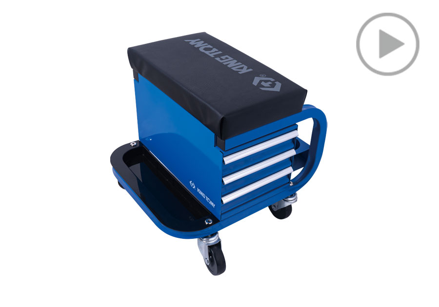 移动工作椅  KING TONY  87C34-3B-B