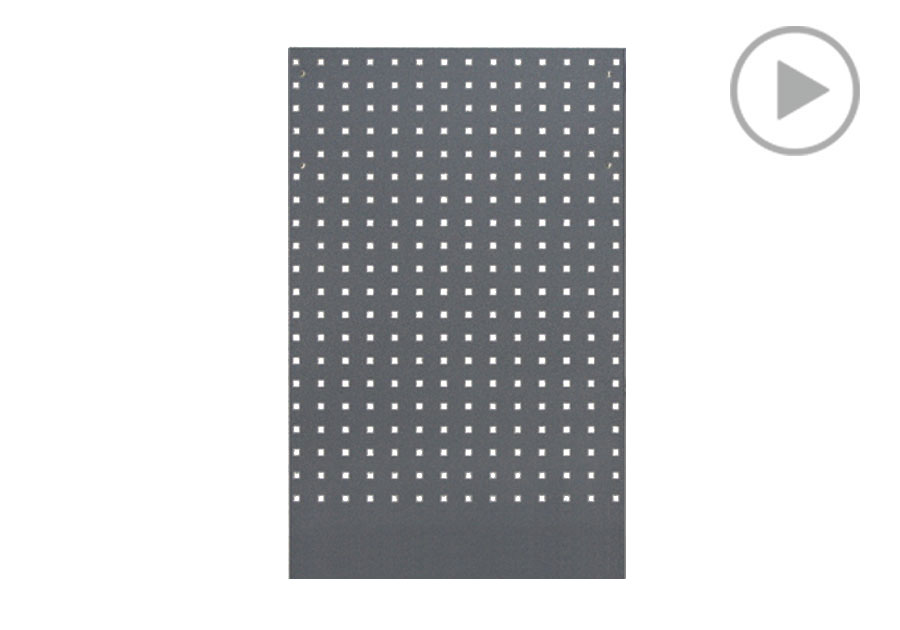 系统柜用洞洞板(灰)  KING TONY  87D11-06A-G