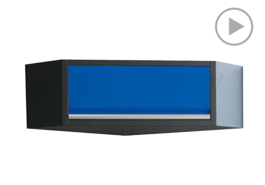 转角上层柜(黑蓝)  KING TONY  87D11-15A-KB