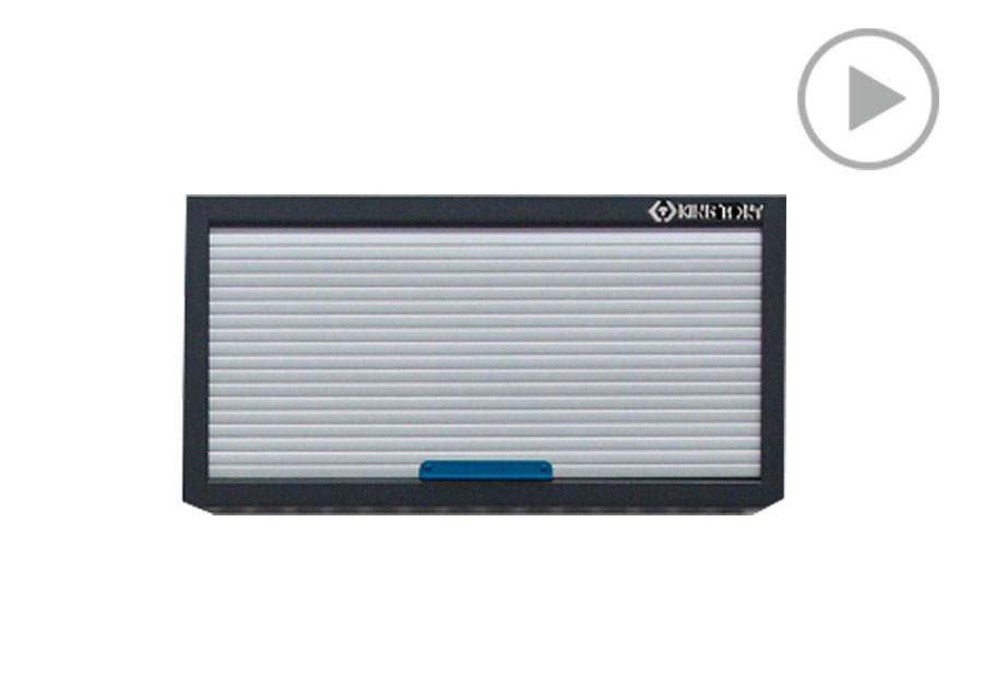 百叶窗式吊柜(黑蓝)  KING TONY  87D11-17A-KB