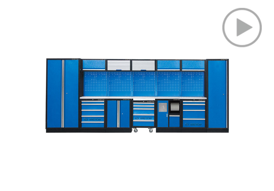 工具系统柜(黑蓝)  KING TONY  87D11X01SA-KB