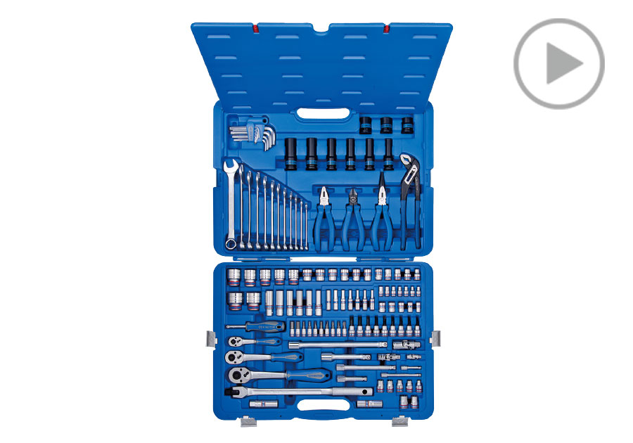 119件式 1/4"+3/8"+1/2" DR. 综合组套  KING TONY  9519MR50