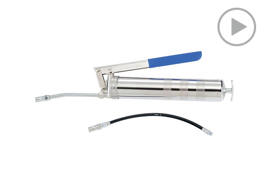 Pistola de Engrase-Lubricación con Tubo de 12" de 400cc (Tipo Palanca)  KING TONY  9BU24T