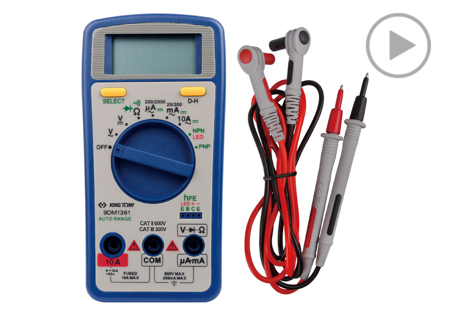 Digital Multimeter  KING TONY  9DM1361