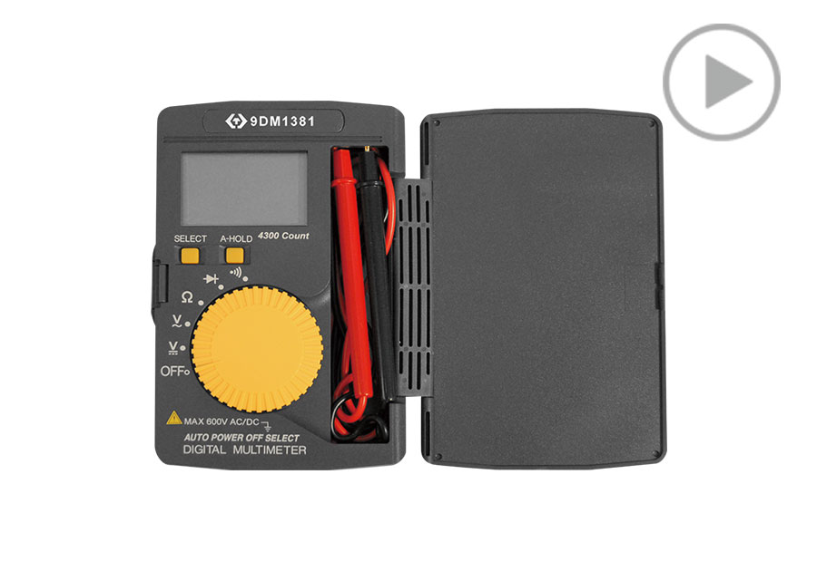 口袋型三用电表  KING TONY  9DM1381