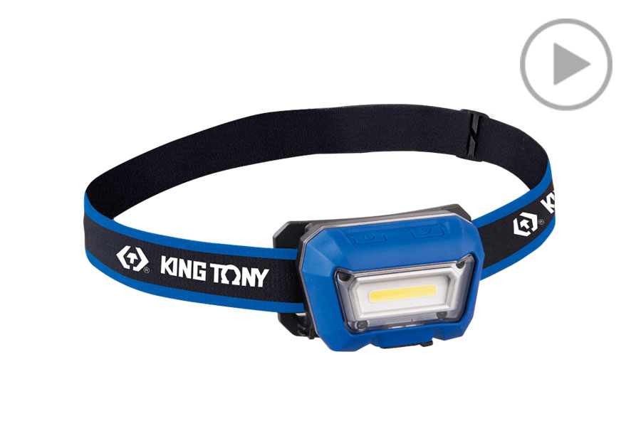 3W COB充電式感應頭燈  KING TONY  9TA52